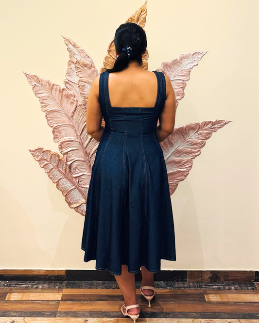 Denim A-Line Dress